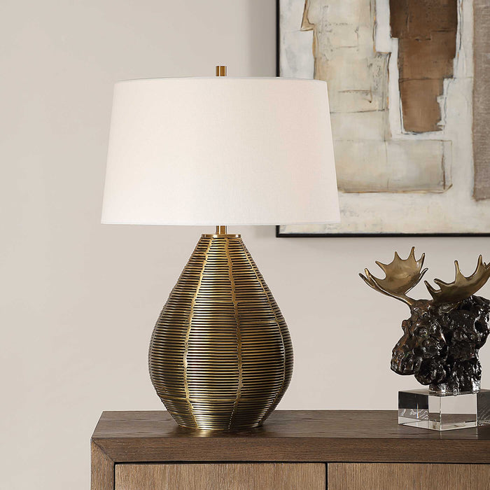 Uttermost 30463 Knowles Brass Table Lamp