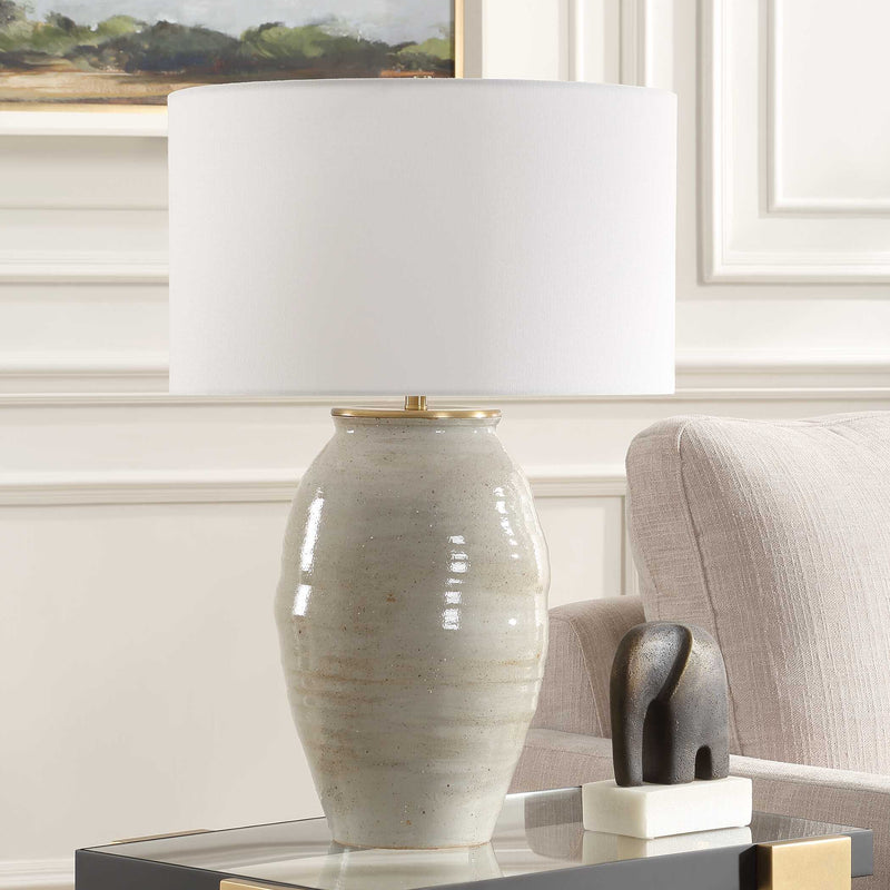 Uttermost 30445-1 Amos Ceramic Table Lamp
