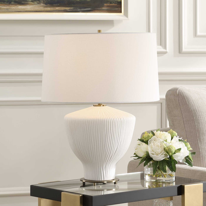 Uttermost 30446-1 Maisie White Table Lamp
