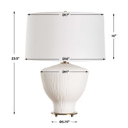 Uttermost 30446-1 Maisie White Table Lamp