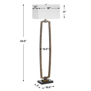 Uttermost 30452 Relic Gold Floor Lamp