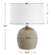 Uttermost 30479-1 Raylan Textured Table Lamp