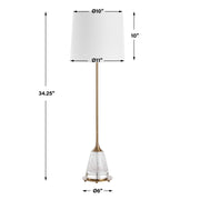 Uttermost 30480-1 Alistair Brass Buffet Lamp