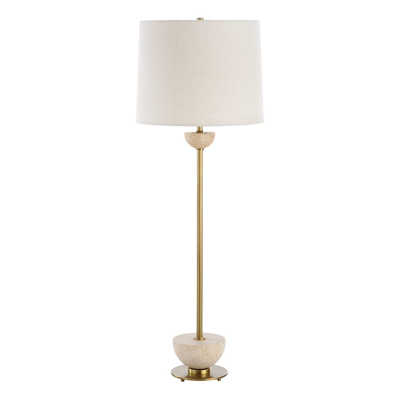 Uttermost 30481-1 Hemisphere Brass Buffet Lamp