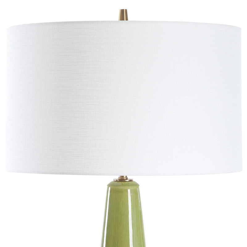 Uttermost 30502 Mendell Moss Green Table Lamp