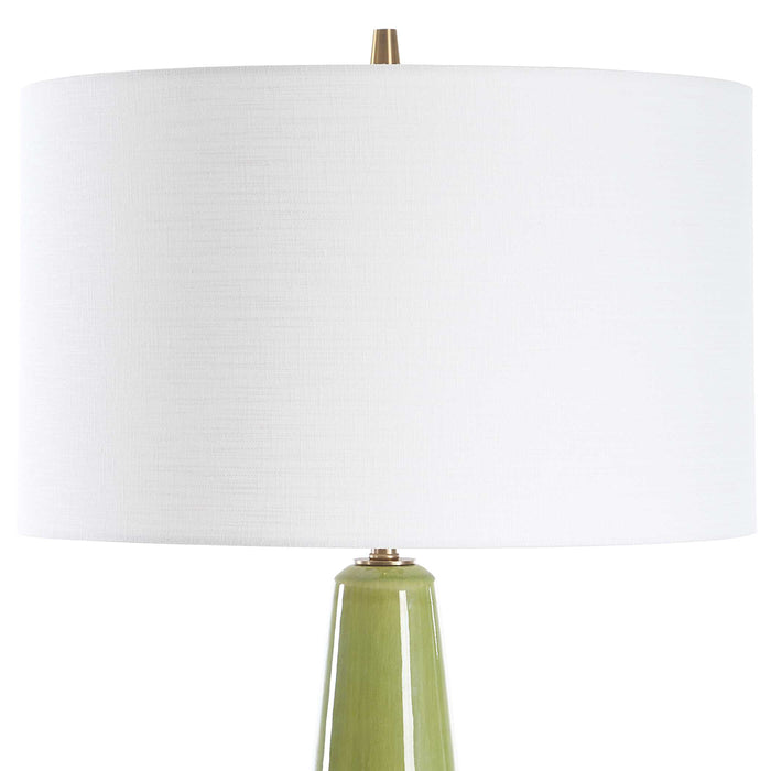 Uttermost 30502 Mendell Moss Green Table Lamp