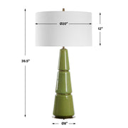 Uttermost 30502 Mendell Moss Green Table Lamp