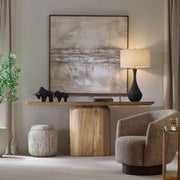 Uttermost 30503 Helston Dark Charcoal Table Lamp