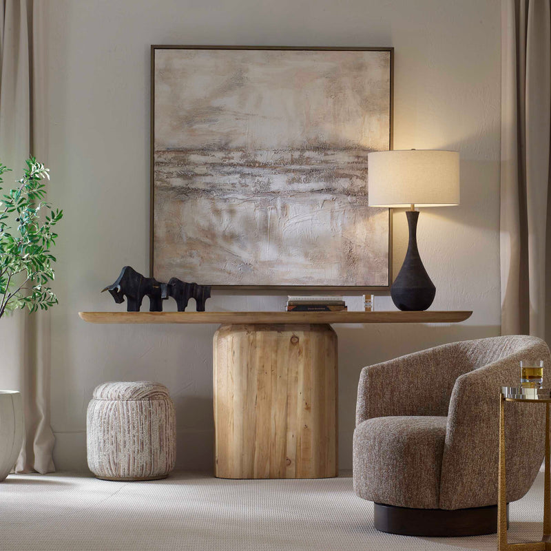 Uttermost 30503 Helston Dark Charcoal Table Lamp