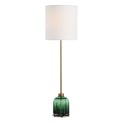 Uttermost 30504-1 Lois Green Glass Buffet Lamp