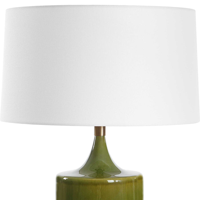 Uttermost 30510-1 Adela Moss Green Table Lamp