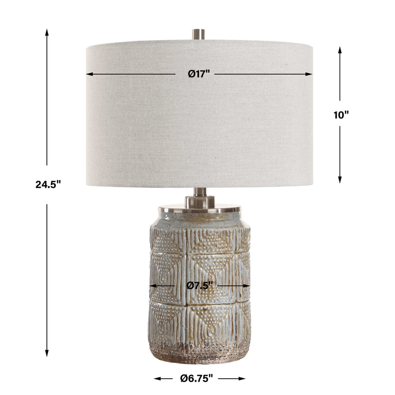 Uttermost 30464 Graydon Gray Table Lamp