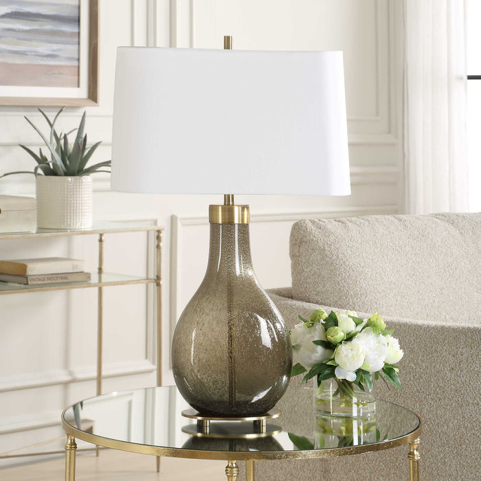Uttermost 30465-1 Shyla Dark Glass Table Lamp