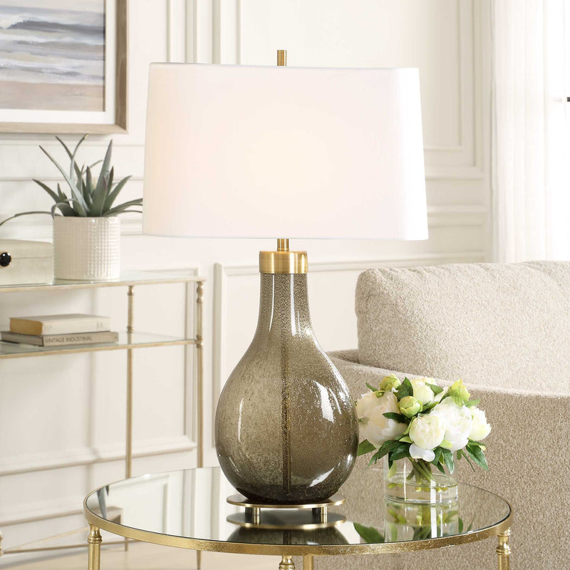 Uttermost 30465-1 Shyla Dark Glass Table Lamp