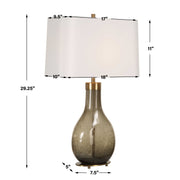 Uttermost 30465-1 Shyla Dark Glass Table Lamp