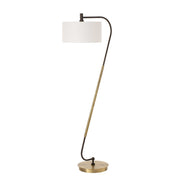 Uttermost 30476 Irwin Curved Brass Floor Lamp