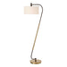 Uttermost 30476 Irwin Curved Brass Floor Lamp