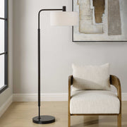 Uttermost 30477 Richie Black Floor Lamp