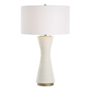 Uttermost 30482 Ridgeline Matte White Table Lamp