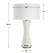 Uttermost 30482 Ridgeline Matte White Table Lamp