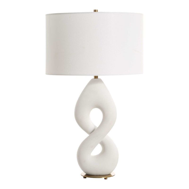 Uttermost 30483 Meridian Ivory Stone Table Lamp