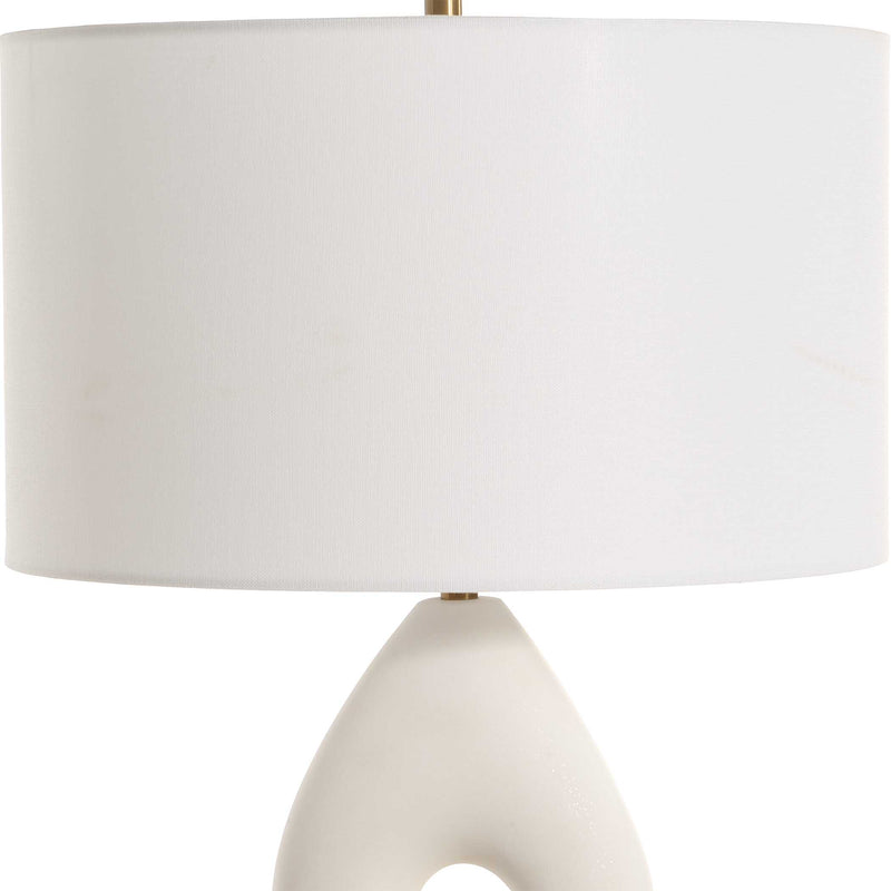 Uttermost 30483 Meridian Ivory Stone Table Lamp