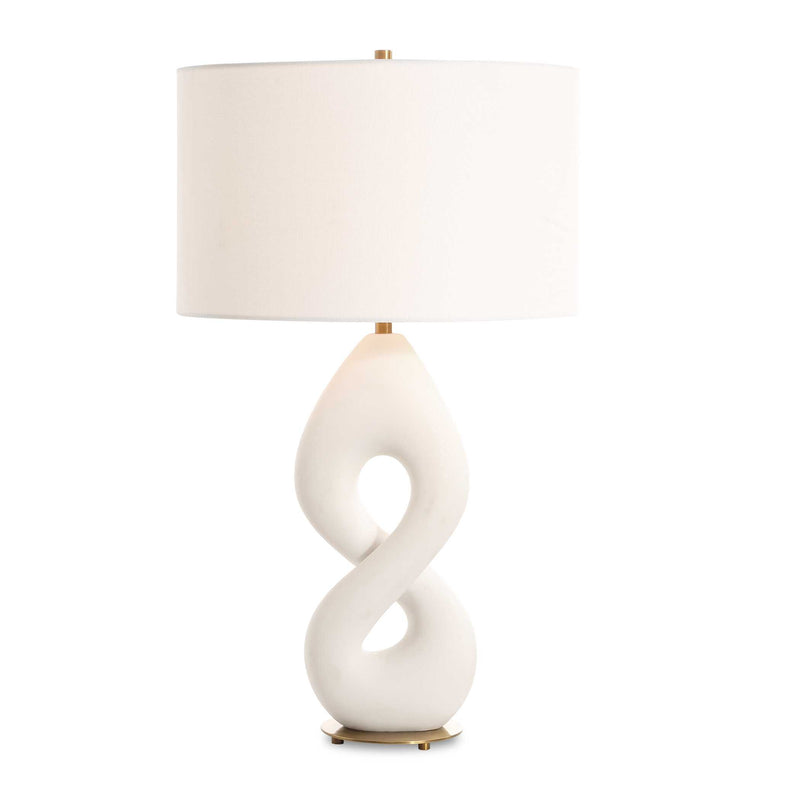 Uttermost 30483 Meridian Ivory Stone Table Lamp