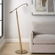 Uttermost 30485 Kennett Wooden Floor Lamp