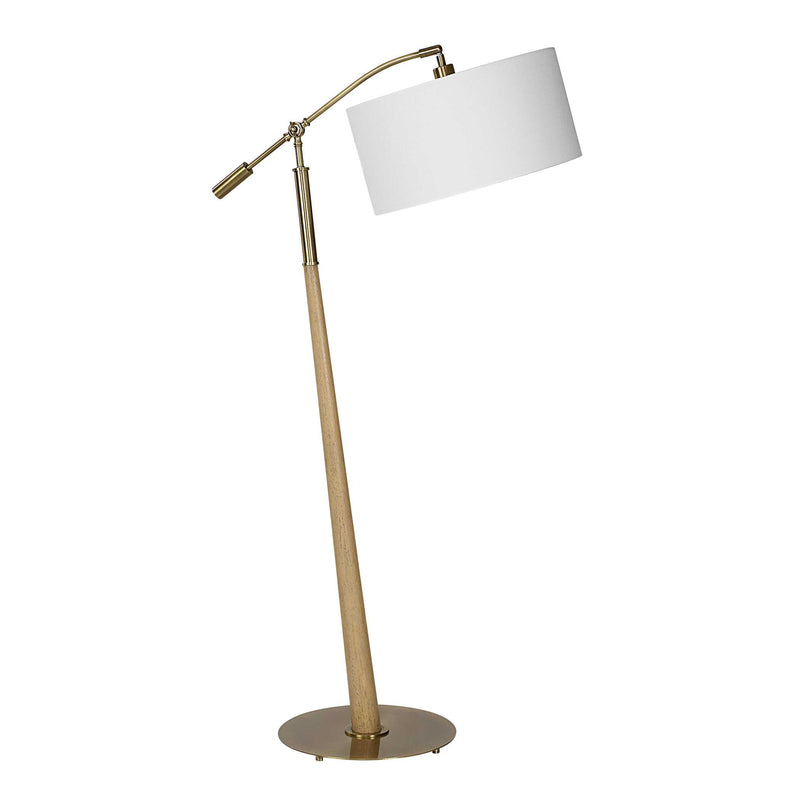 Uttermost 30485 Kennett Wooden Floor Lamp
