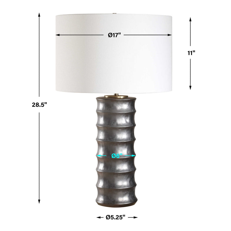 Uttermost 30488-1 Corvair Scalloped Table Lamp