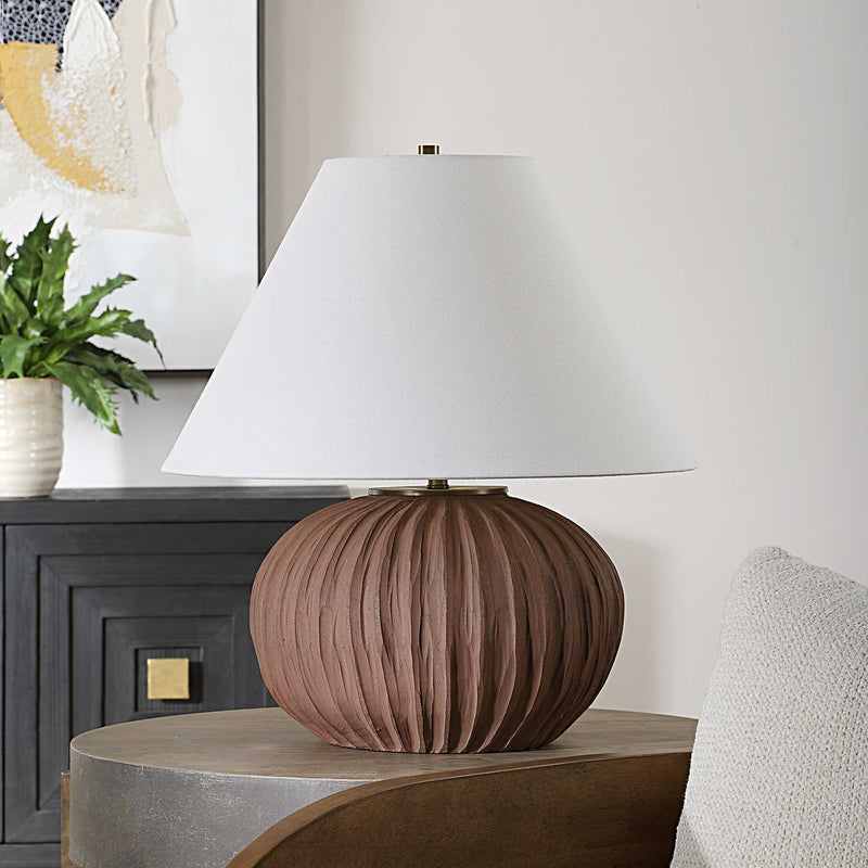 Uttermost 30489 Keoghan Terracotta Table Lamp