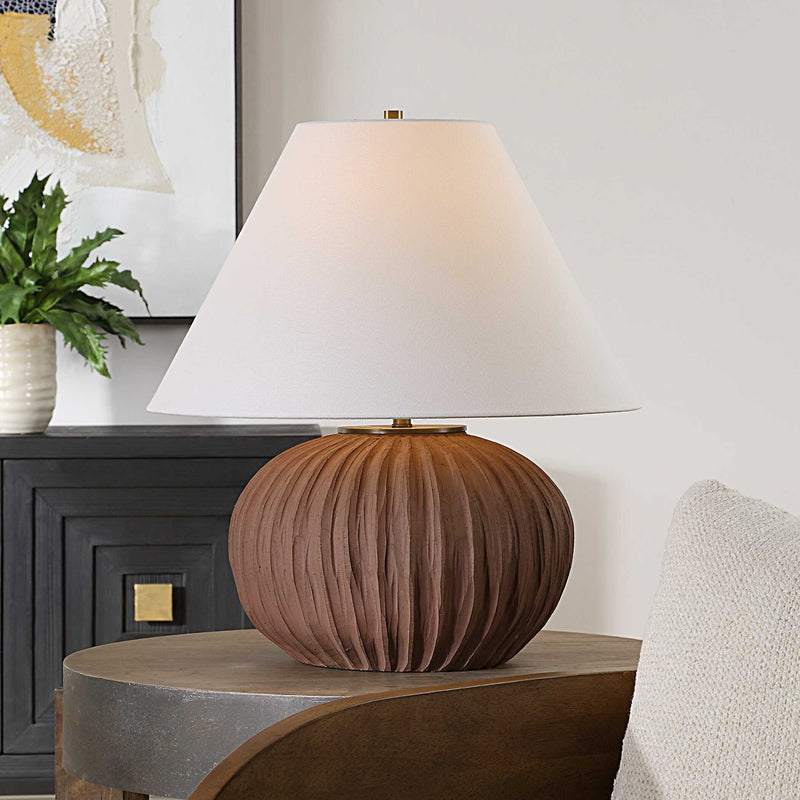 Uttermost 30489 Keoghan Terracotta Table Lamp