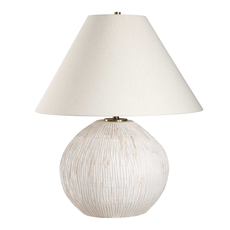 Uttermost 30490 Meryl Aged White Table Lamp