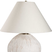 Uttermost 30490 Meryl Aged White Table Lamp