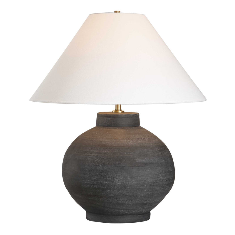 Uttermost 30491 Tramore Rustic Charcoal Table Lamp