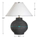 Uttermost 30491 Tramore Rustic Charcoal Table Lamp