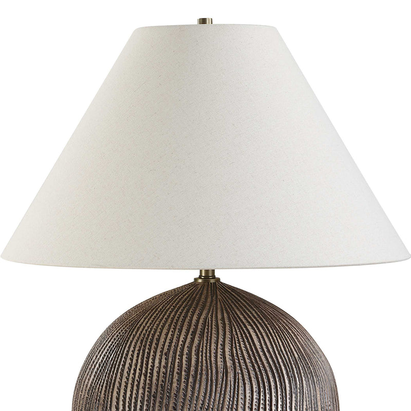Uttermost 30492 Sayre Dark Brown Table Lamp