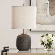 Uttermost 30462-1 Blacktop Textured Buffet Lamp