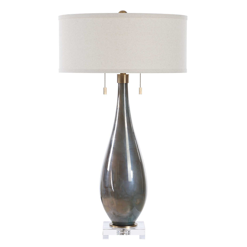 Uttermost 30518 Cardoni Smoke Table Lamp