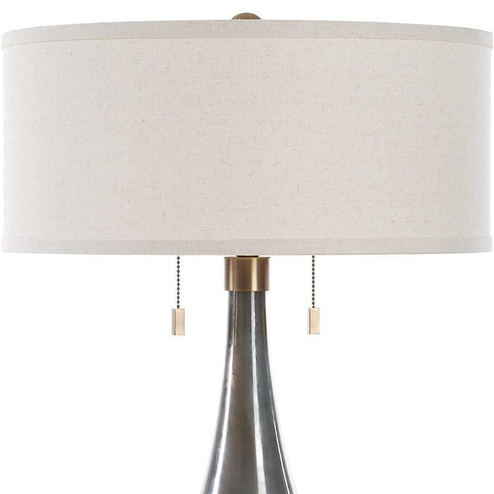 Uttermost 30518 Cardoni Smoke Table Lamp