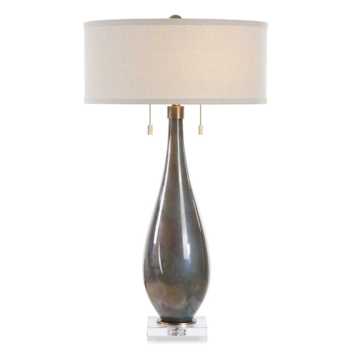 Uttermost 30518 Cardoni Smoke Table Lamp