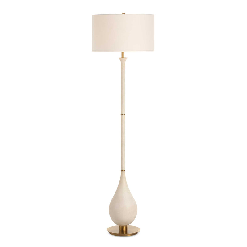 Uttermost 30461 Dewdrop Ivory Floor Lamp
