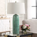 Uttermost 30478 Andale Crackled Teal Table Lamp