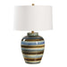 Uttermost 30493 Judarn Blue Brown Table Lamp