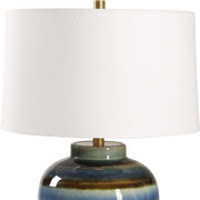 Uttermost 30493 Judarn Blue Brown Table Lamp
