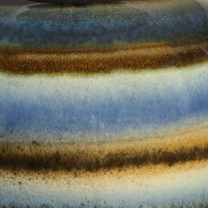 Uttermost 30493 Judarn Blue Brown Table Lamp