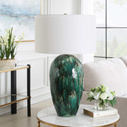 Uttermost 30494 Ceralene Green Table Lamp