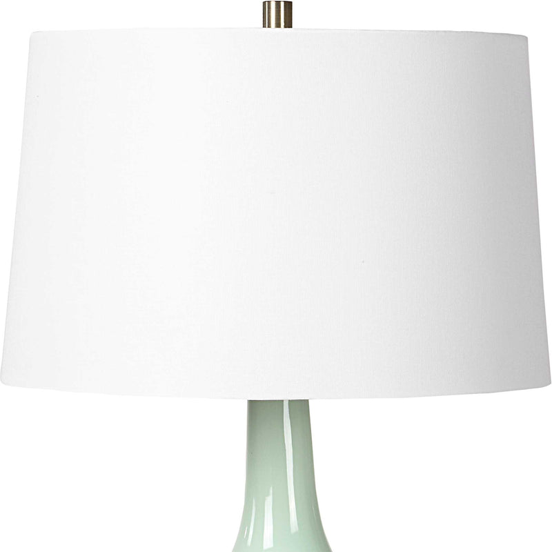 Uttermost 30512-1 Kyla Mint Green Table Lamp