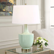 Uttermost 30512-1 Kyla Mint Green Table Lamp