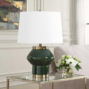 Uttermost 30514-1 Tayson Jade Green Table Lamp